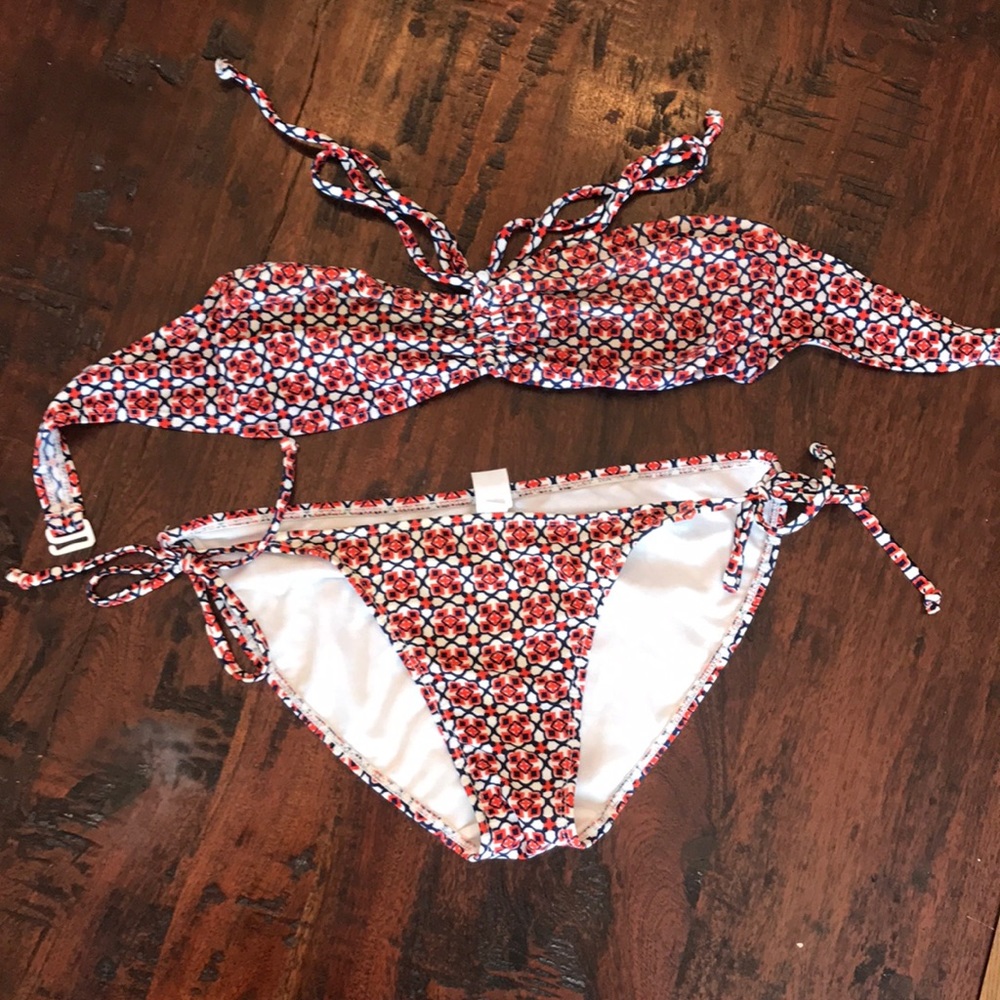 Bikini; red, white, and blue; Old Navy, small